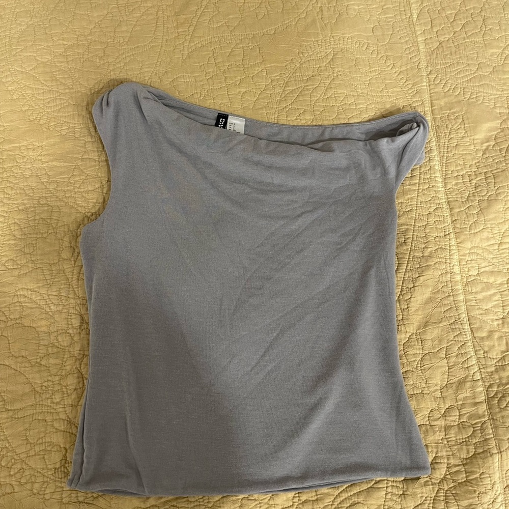 Elegant Gray Women's Top